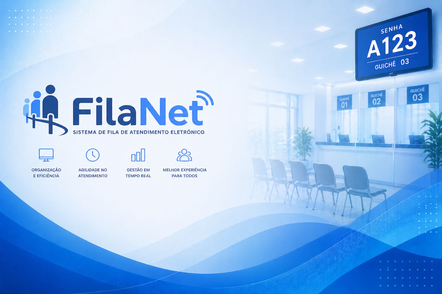 FilaNet - Sistema de Fila de Atendimento Eletrônico